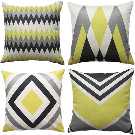 geometric cushions amazon