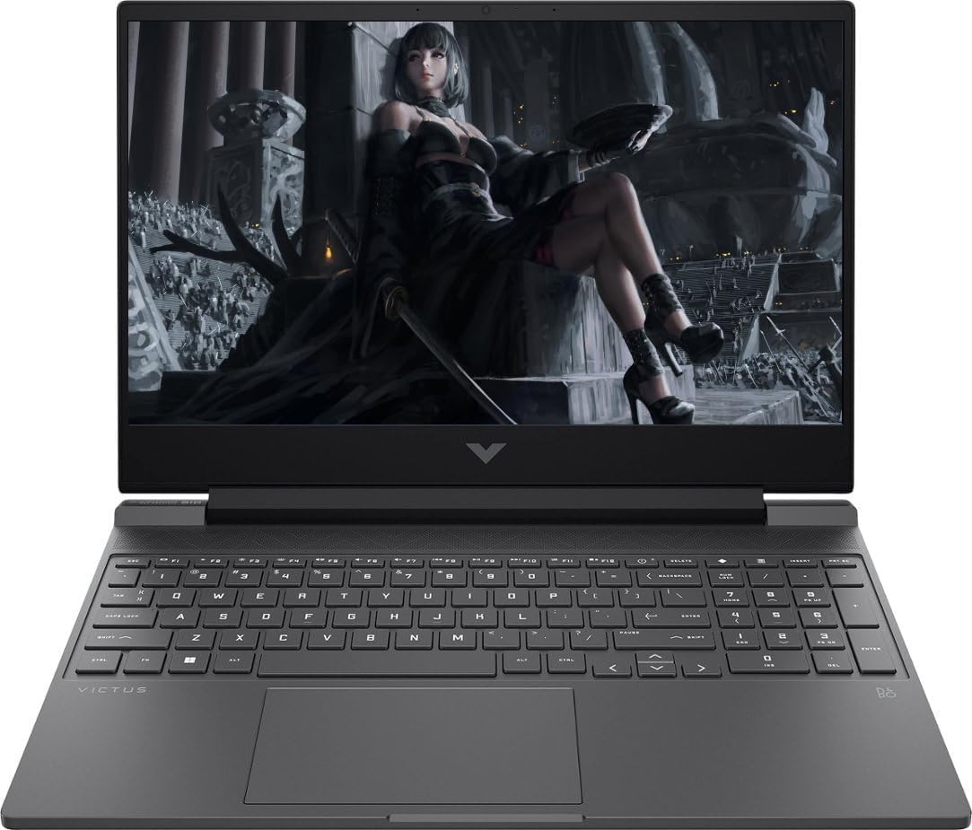 Victus Gaming Laptop 15.6" FHD 144Hz Display, AMD Ryzen 5 7535HS Processor, NVIDIA GeForce RTX 2050, 16GB DDR5 RAM, 1TB PCIE SSD, Wifi6, Backlit Keyboard, Windows 11 Home +GM Accessory