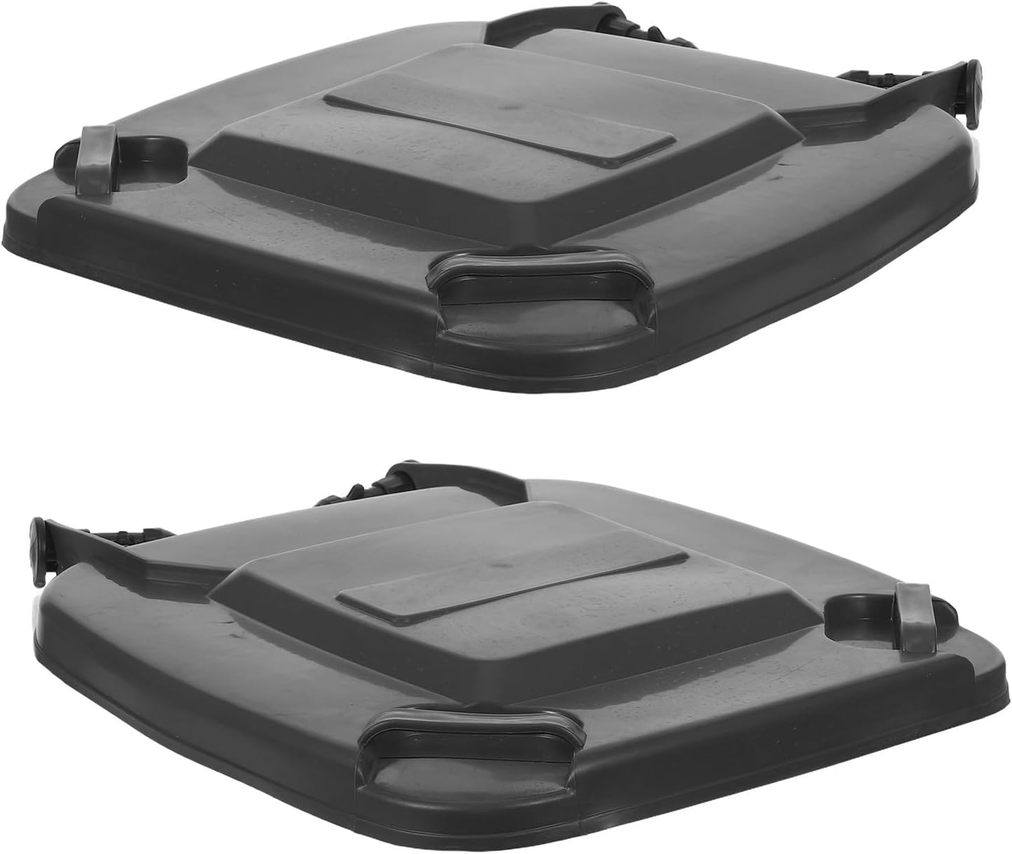 Yardwe Plastic Garbage Can Lid Replacement with Sealing Odors and Easy Installation Trash Bin Covers 2pcs for 30l 7.93 Gallon Waste Basket for Home and Party Use