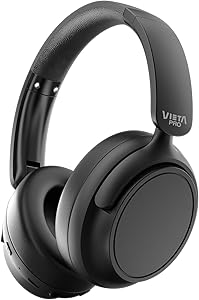 Vieta Pro Silence 4 Wireless Bluetooth Headphones with Hybrid Noise Cancelling 35dB, 50h Battery, Gaming Headset with Micr…