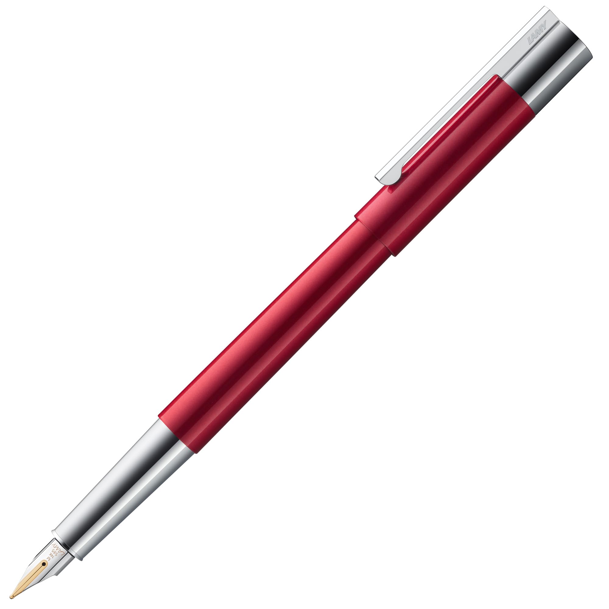 Lamy scala pianored pióro wieczne – purystyczne pióro wieczne w wytrzymałej obudowie z metalu i wykończeniem lakierowanym – 14 karatów – złote pióro o szerokości kreski M – w zestawie wkład