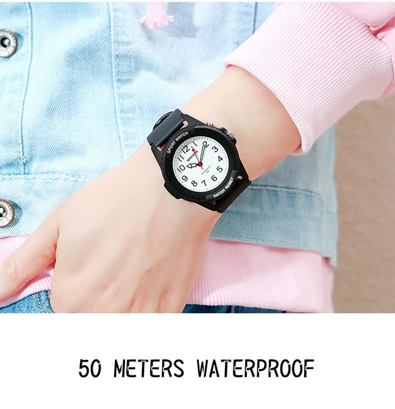 Gosasa Sport Unisex Watches Outdoor Analog Display Luminous Resin Strap Electric Waterproof Quartz Classic Wristwatch for Men and Women3