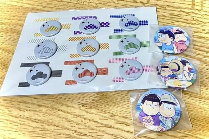 高質 おそ松さん 缶バッジセット キャラクターグッズ - education