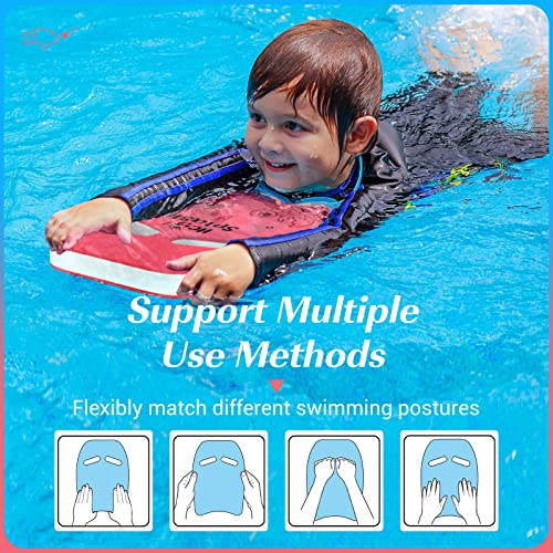 Heysplash Swim Kickboard For Kids, Swimming Kickboard Cute Pattern Swim Training Aid For Children, Pool Exercise Equipments For Beginning Swimmers Safety Swim Board Auxiliary, Rose Red #TOP3