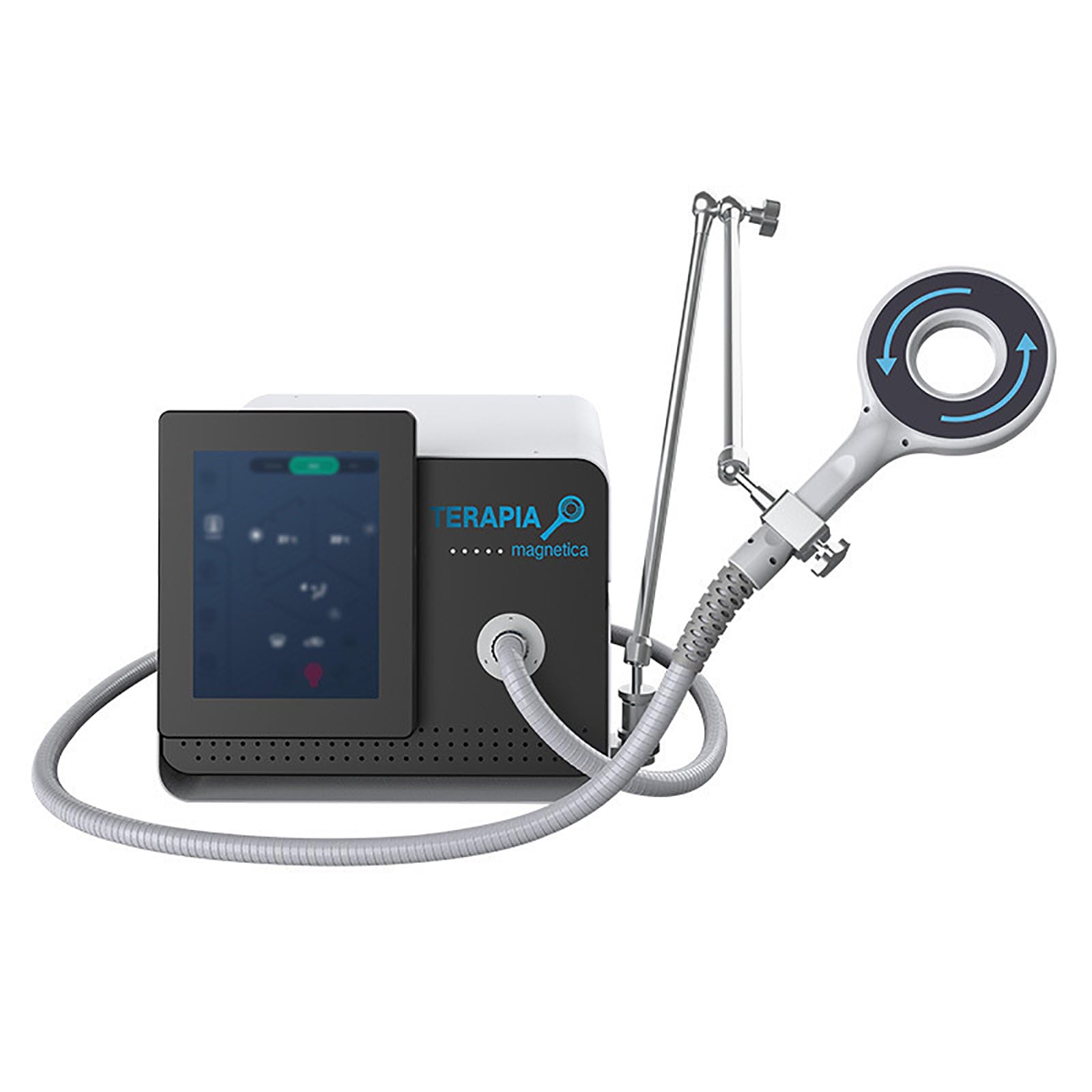 Macchina per La Cura del Corpo, Macchina per Magnetoterapia con Braccio Supporto Rotante a 360°,2modalità Lavoro Ed Campo Magnetico 6T, Energia Ad Alta Concentrazione E Penetra nella Pelle 18cm