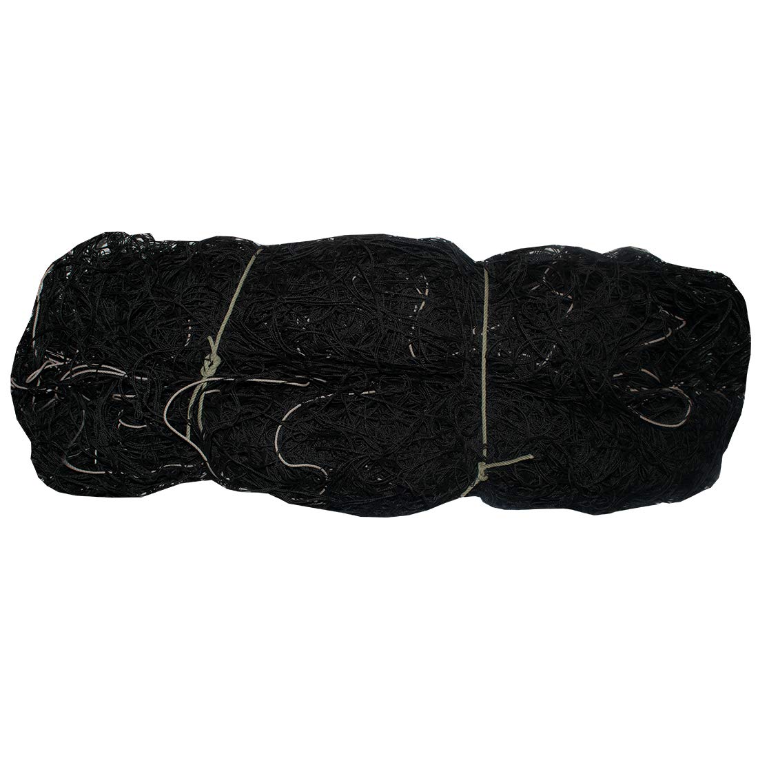 Triumph Kay Kay Nylon Box Type Twisted All Double Football Goal net (Black)-image-7