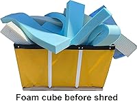 Vista 4 de Mattress Grade High Density Shredded Memory Foam Filling Inserts for Pillow Stuffing, Bean Bag Filler, Chair, Sofa, Pet Dog Beds, Cushions