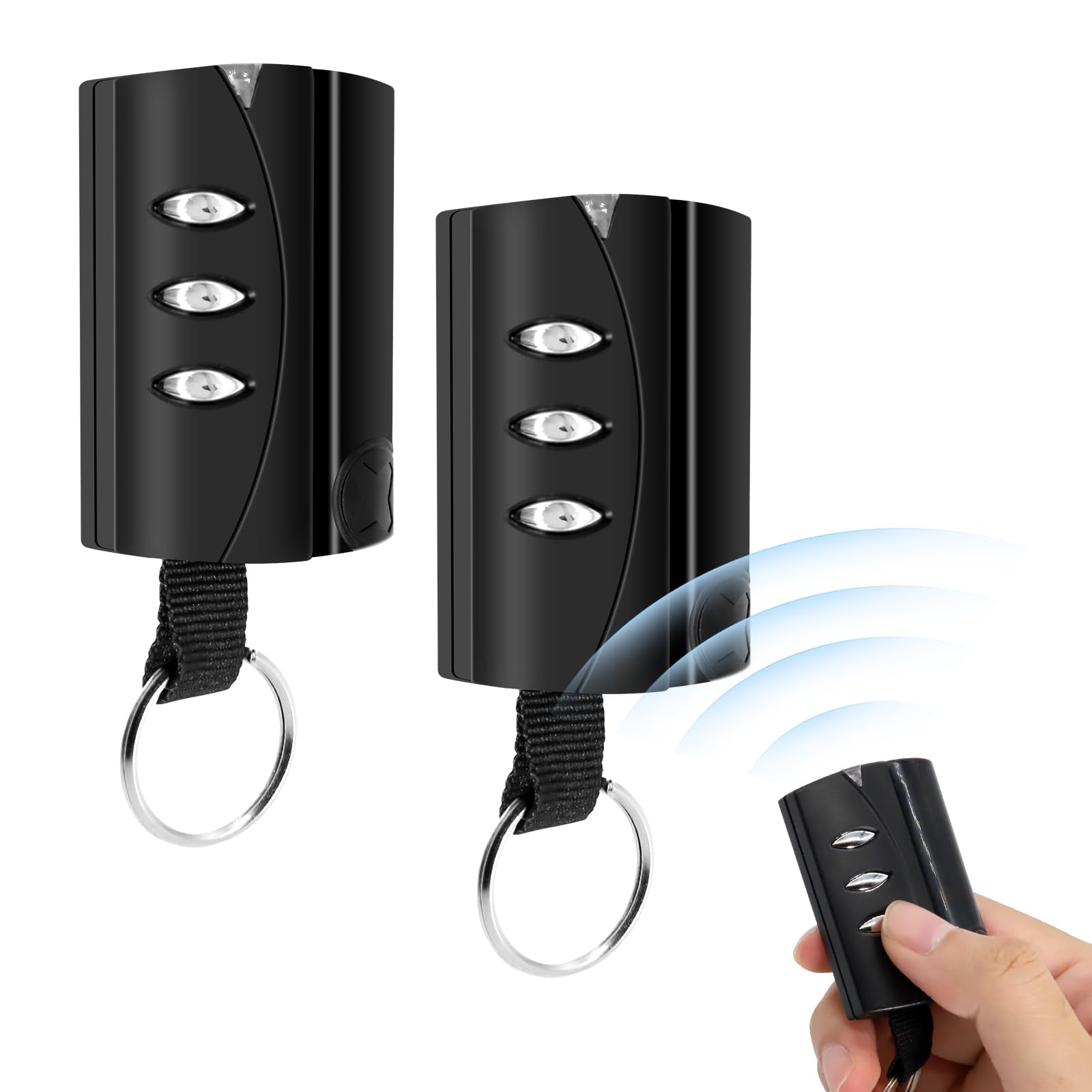 Mando a Distancia Only Compatible con PUJOL Vario,3 Canales Mando a Distancia de Garaje,Rolling Code(2 Unidades)