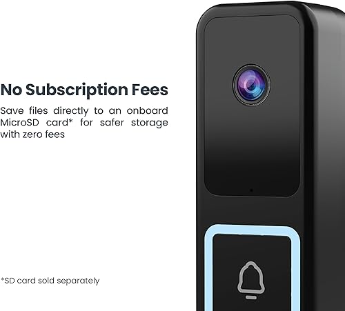 Miniatura 9 de Feit Electric Cámara de timbre inteligente, video HD 2K con cable, visión nocturna, detección de movimiento, audio bidireccional, compatible con