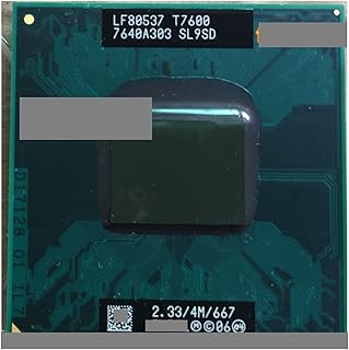 computer accessories Core Duo T7600 CPU 4M Cache,2.33GHz,667MHz FSB Scoket 478,Dual-Core Laptop Processor For 945 Chipset mature technology