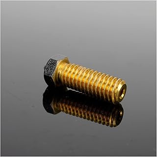 APAAZO 3pcs PTFE Coats Volcano Brass Nozzle Non-stick Anti-rust Brass 3D Printing Nozzles Compatible With 1.75mm Filament Volcano Hotend (Size : 3pcs 1.0mm)