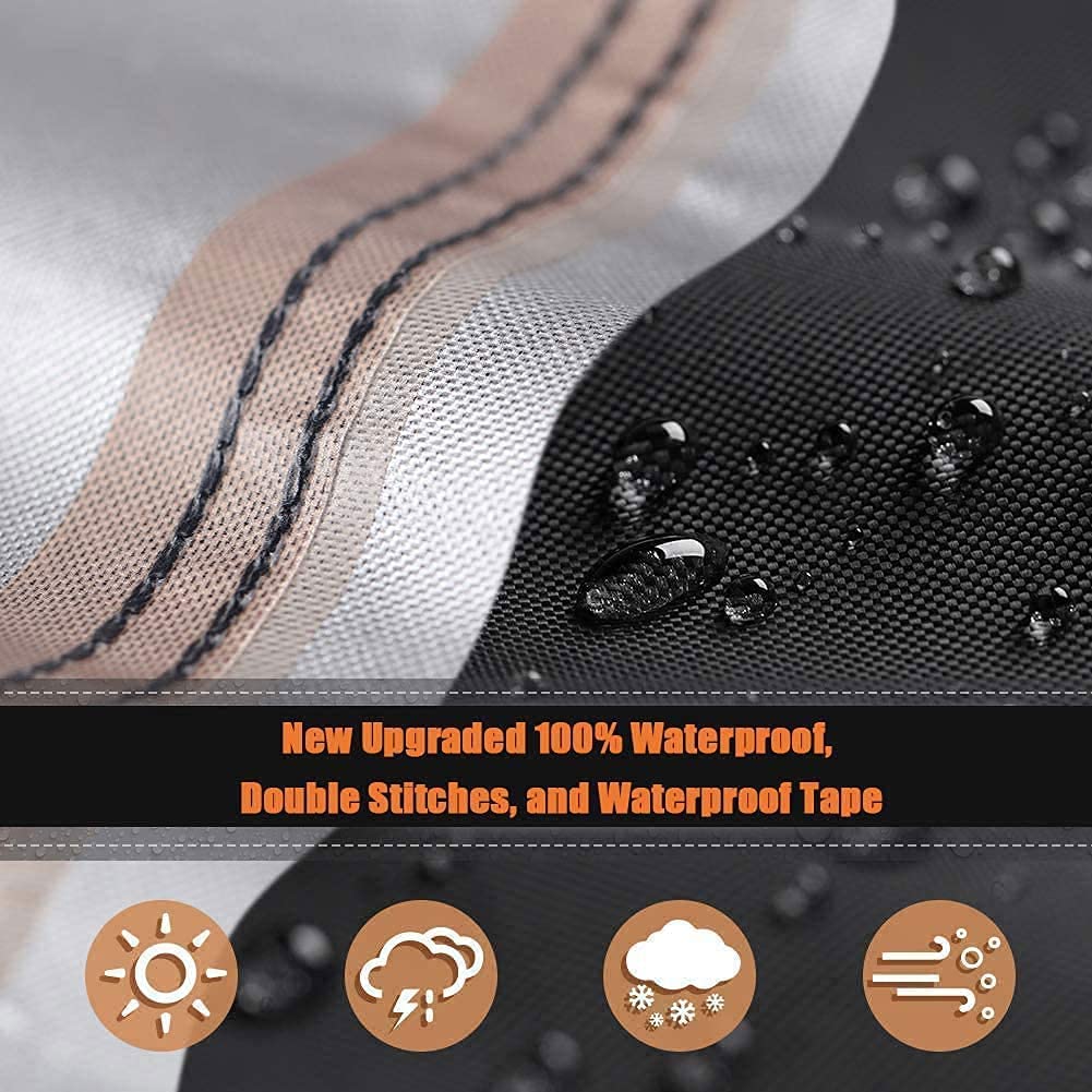 Housse Imperméable Pour Chaise œuf - Tissu Oxford 210D, 228x198 Cm, Protection UV Pour Jardin Piscine