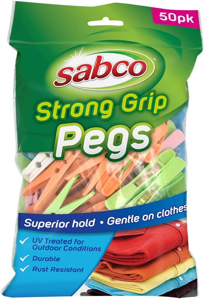 Sabco Strong Grip Pegs 50 Pieces Set
