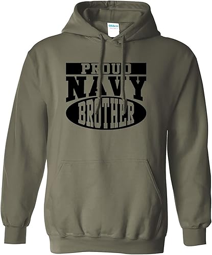 Miniatura 3 de zerogravitee Sudadera con capucha Proud Navy Brother, marino