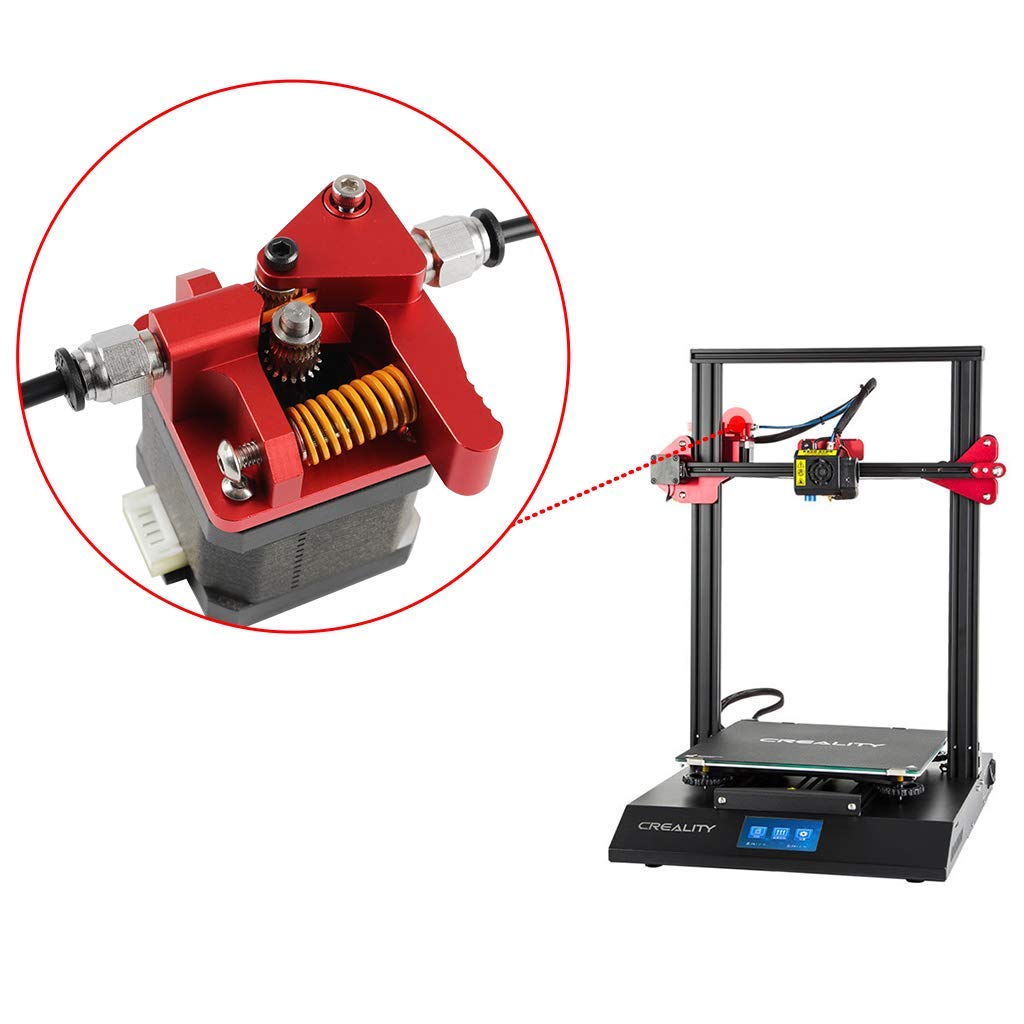 3Dman Dual Gear Extruder Dual Extrusion Upgrade Kit, MK8 Extruder for