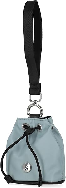 Nautica Sea Spray Drawstring Wallet Coin Purse Mini Pouch Charm with Wristlet, Sage