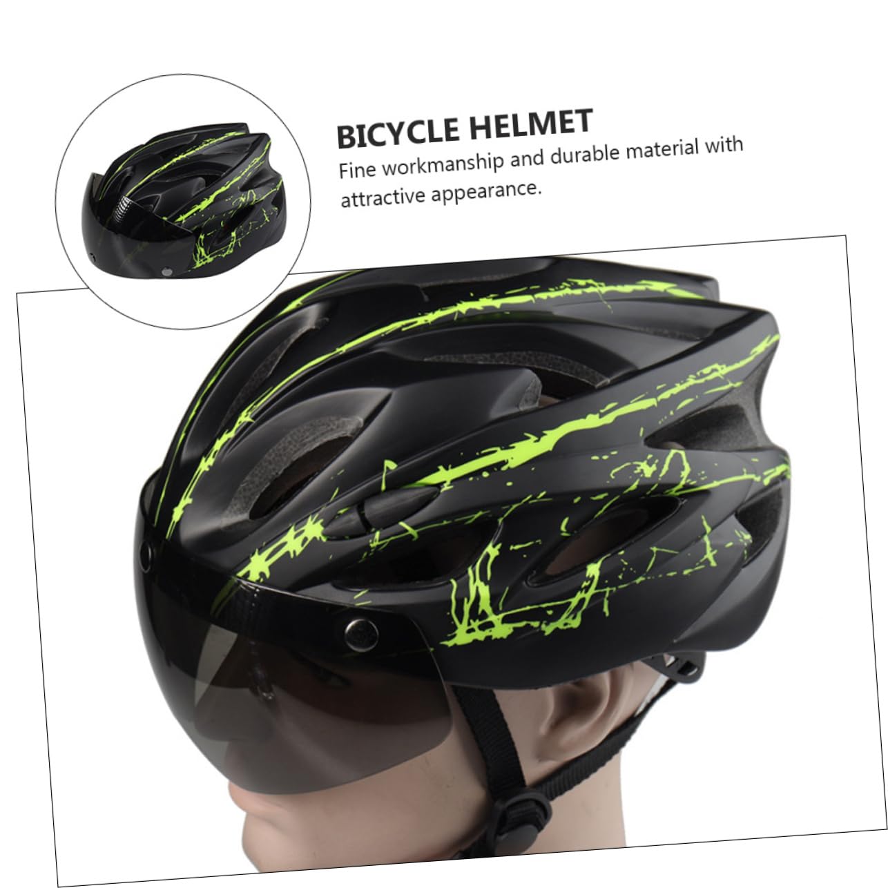 BESPORTBLE casco biciclette bike bicicleta ventilatoe ciclismo ciclomotore scooter caschi da occhiali caschetto antinfortunistico berretto da bici da corsa
