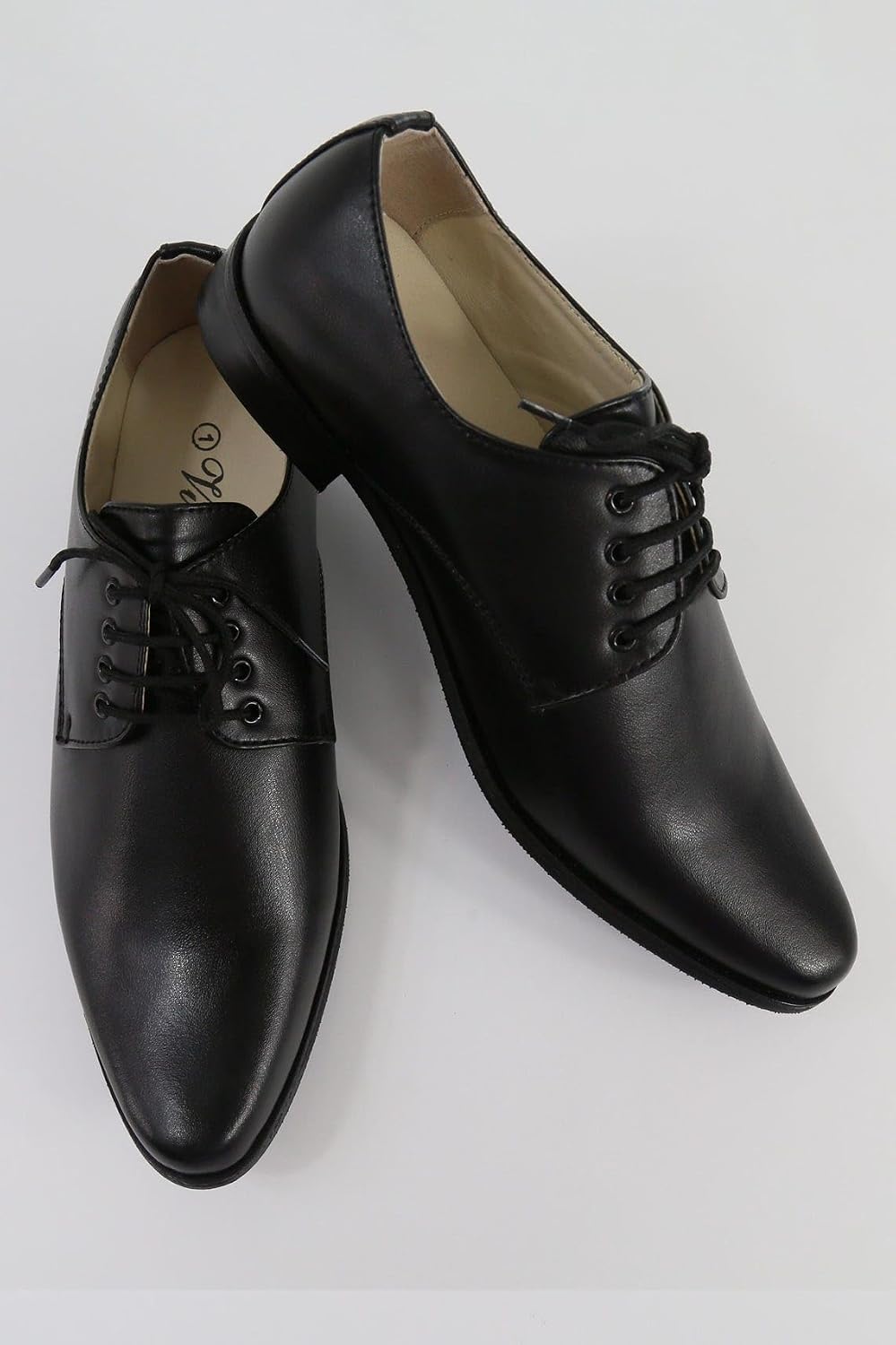 Boys Matte Leather Derby Shoes - Perfect for Weddings and Special Occasions