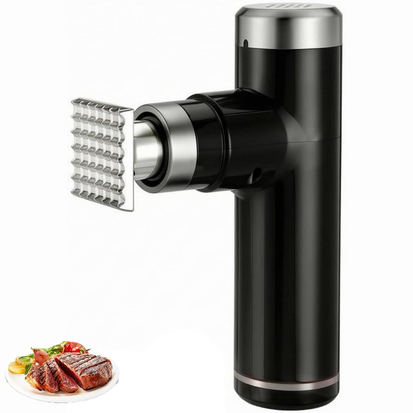 Ablandador de carne eléctrico con batería de 1500 mAh y 6 velocidades para ablandar filetes