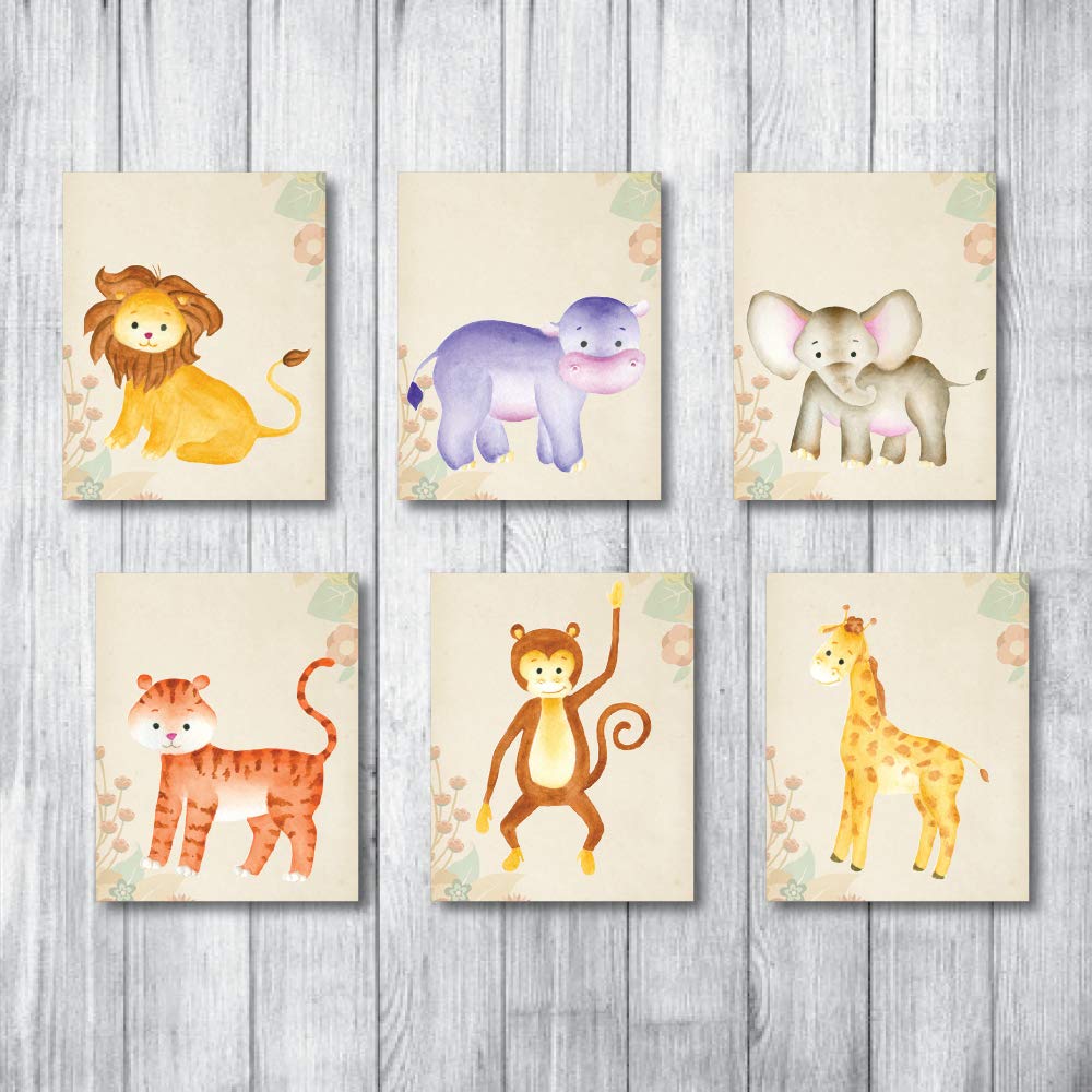 Buy Safari Nursery Decor Jungle Baby Animals Prints for Nursery Decor