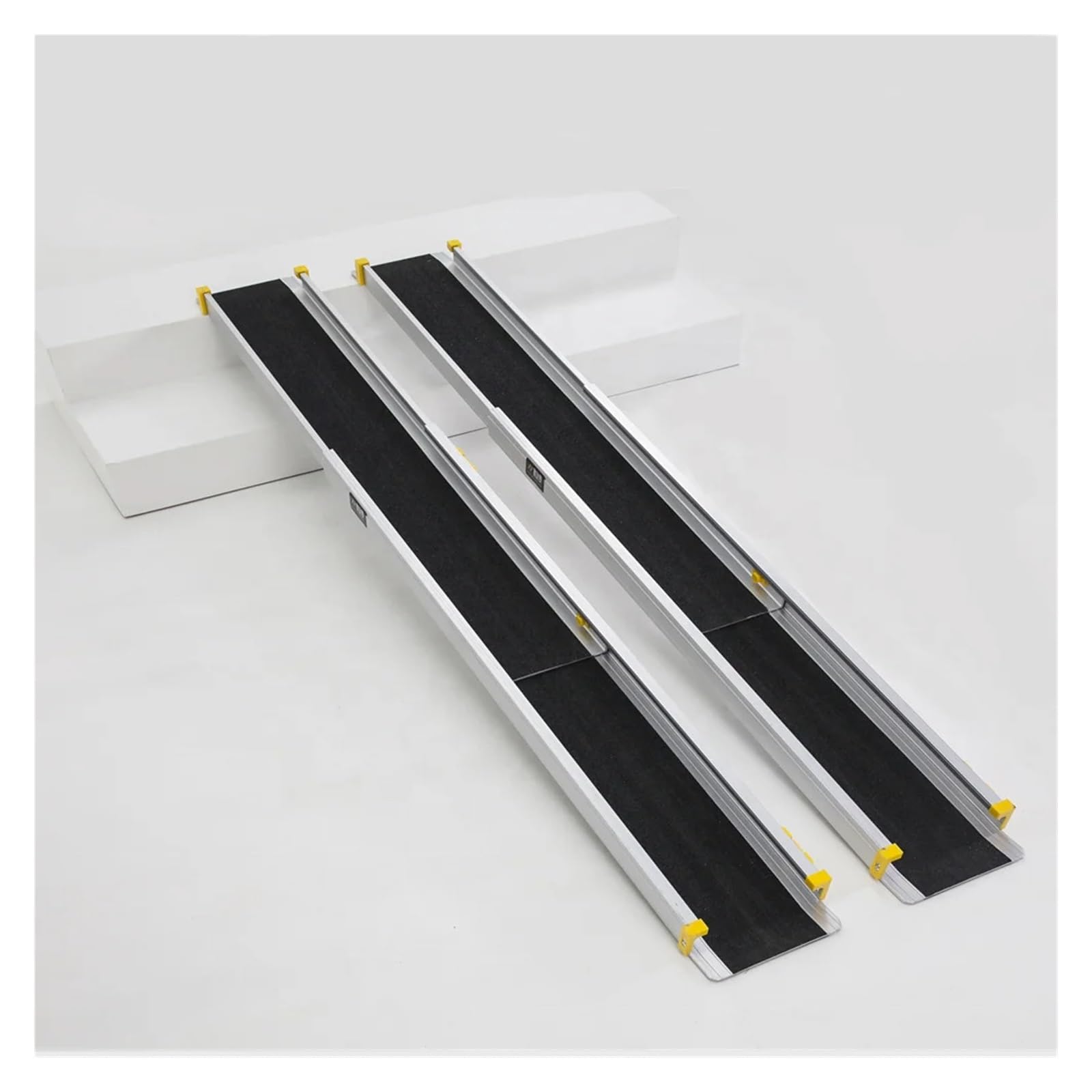Rampas para Silla De Ruedas Metal de Aluminio telescópico Ligero portátil de la rampa de cargamento de la Silla de Ruedas del Coche for Las escaleras