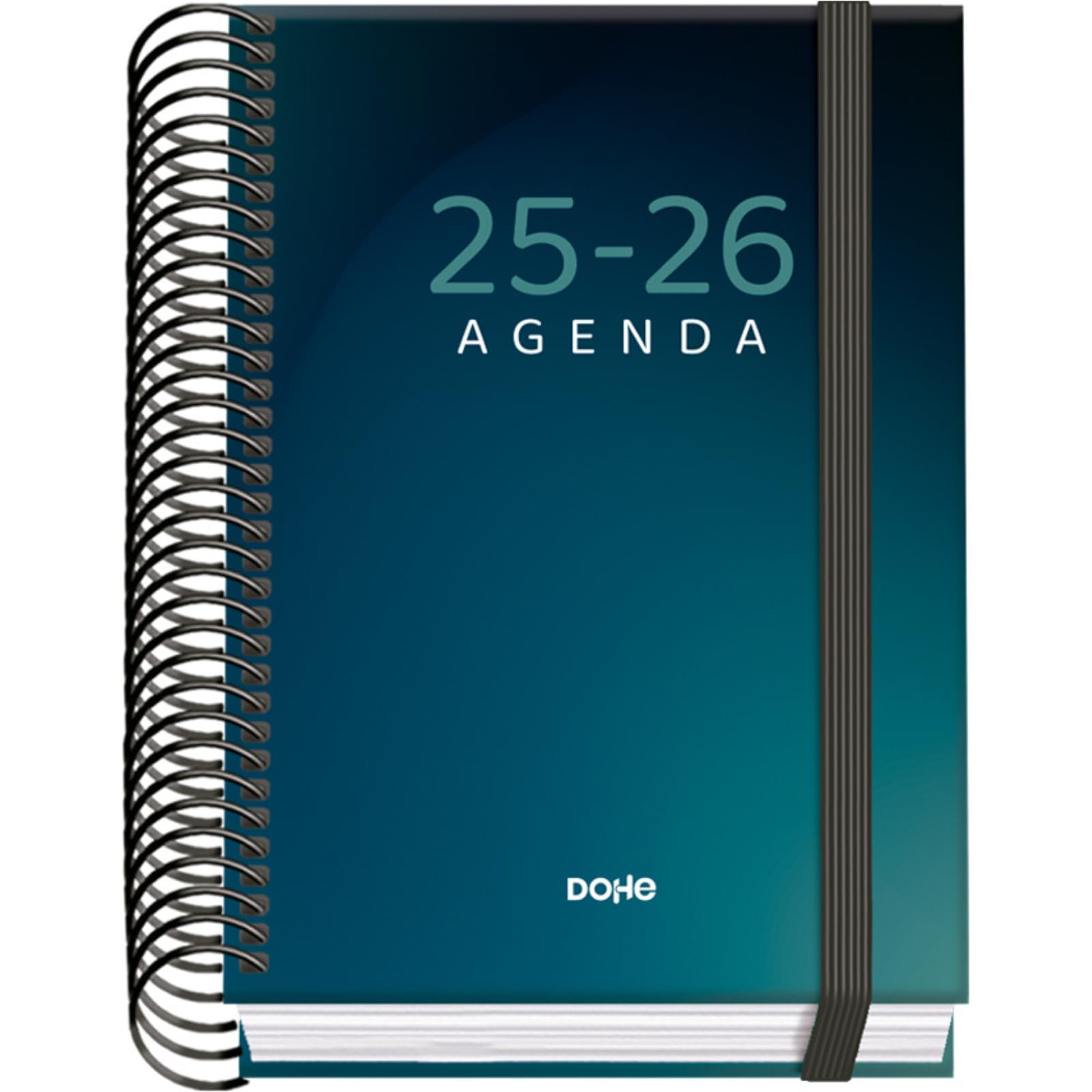 Dohe, School Planner 2025 2026, Day per Page, A6 Size (12x17 cm), Spanish and English, September to June