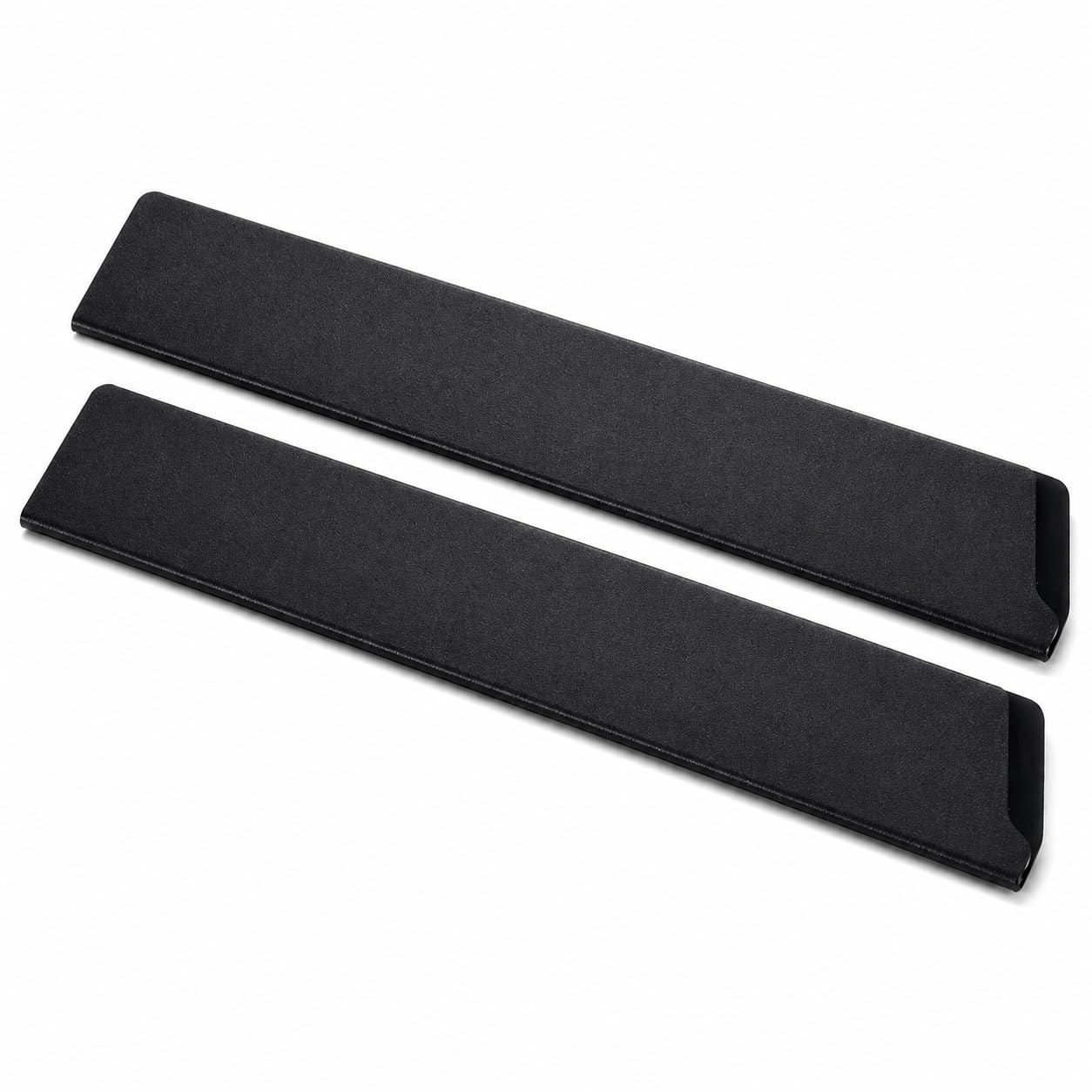 2 Pack Knife Edge Guards for 14 Inch Kitchen Knife, ABS Blade Protector Covers, Universal Knife Sheath Sleeves for Drawer Storage & Travel, Black