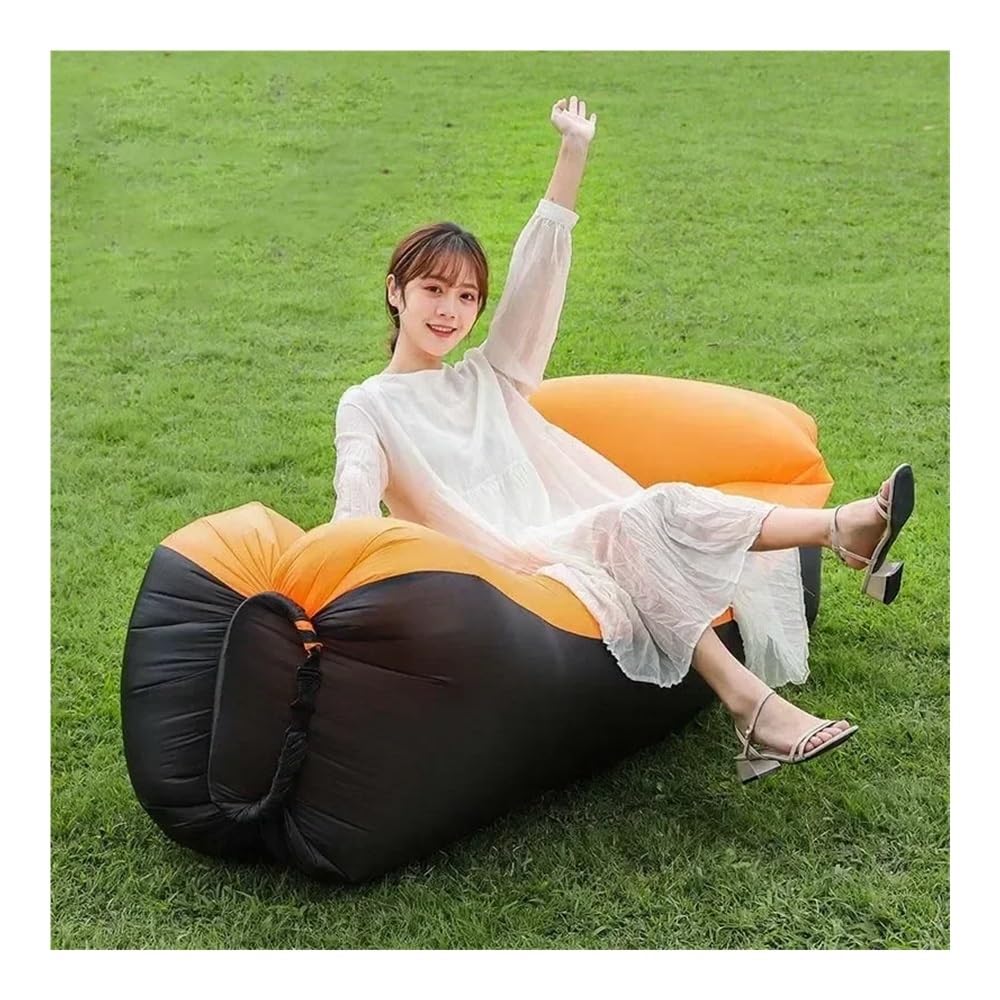 Trend Outdoor Products Fast Infaltable Air Sofa Łóżko Śpiwór Nadmuchiwana poduszka powietrzna Leniwa torba plażowa Sofa 240 * 70 cm (fioletowy)