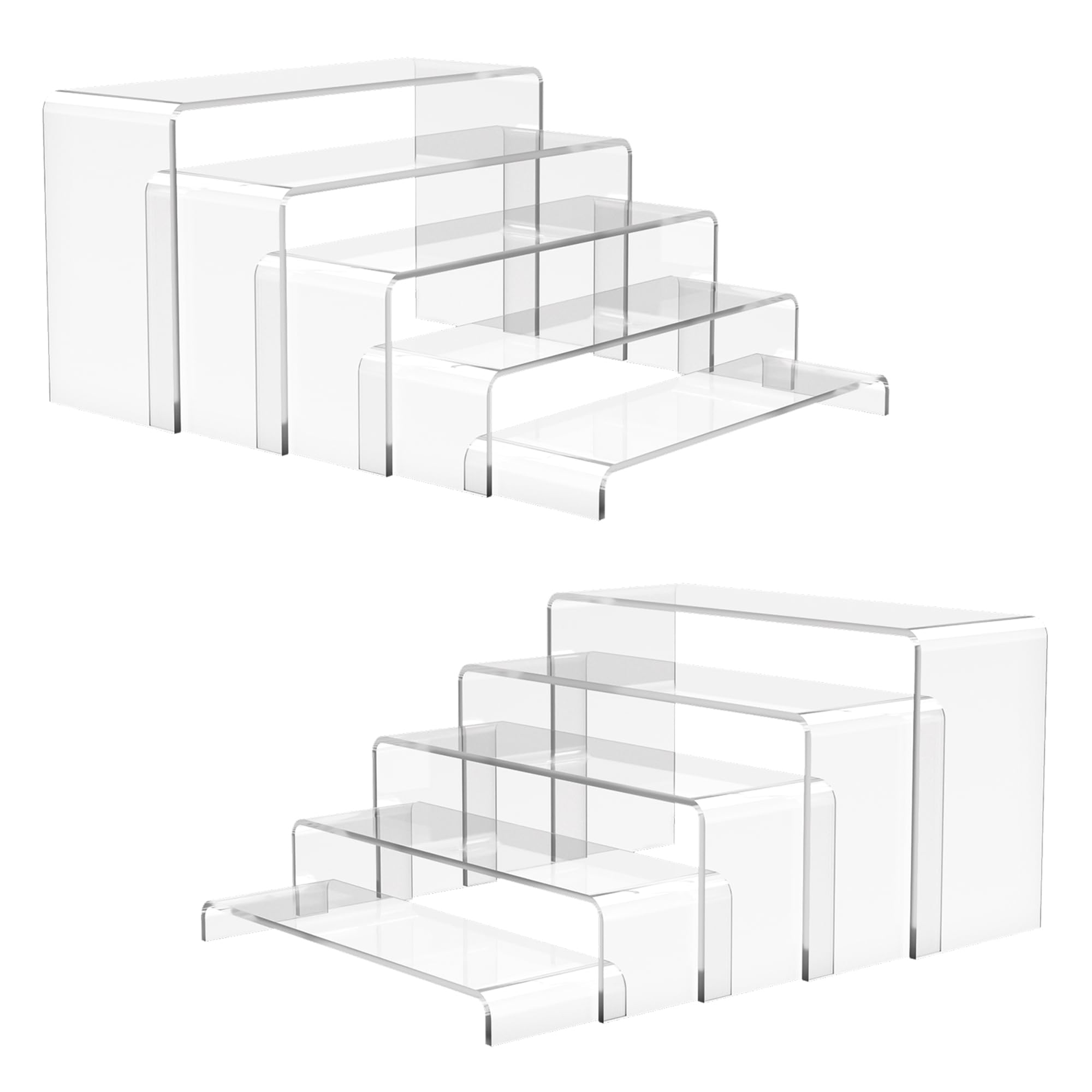 Amazon.com: ANDGOO 10-Pack Acrylic Display Risers, Perfume Stand ...