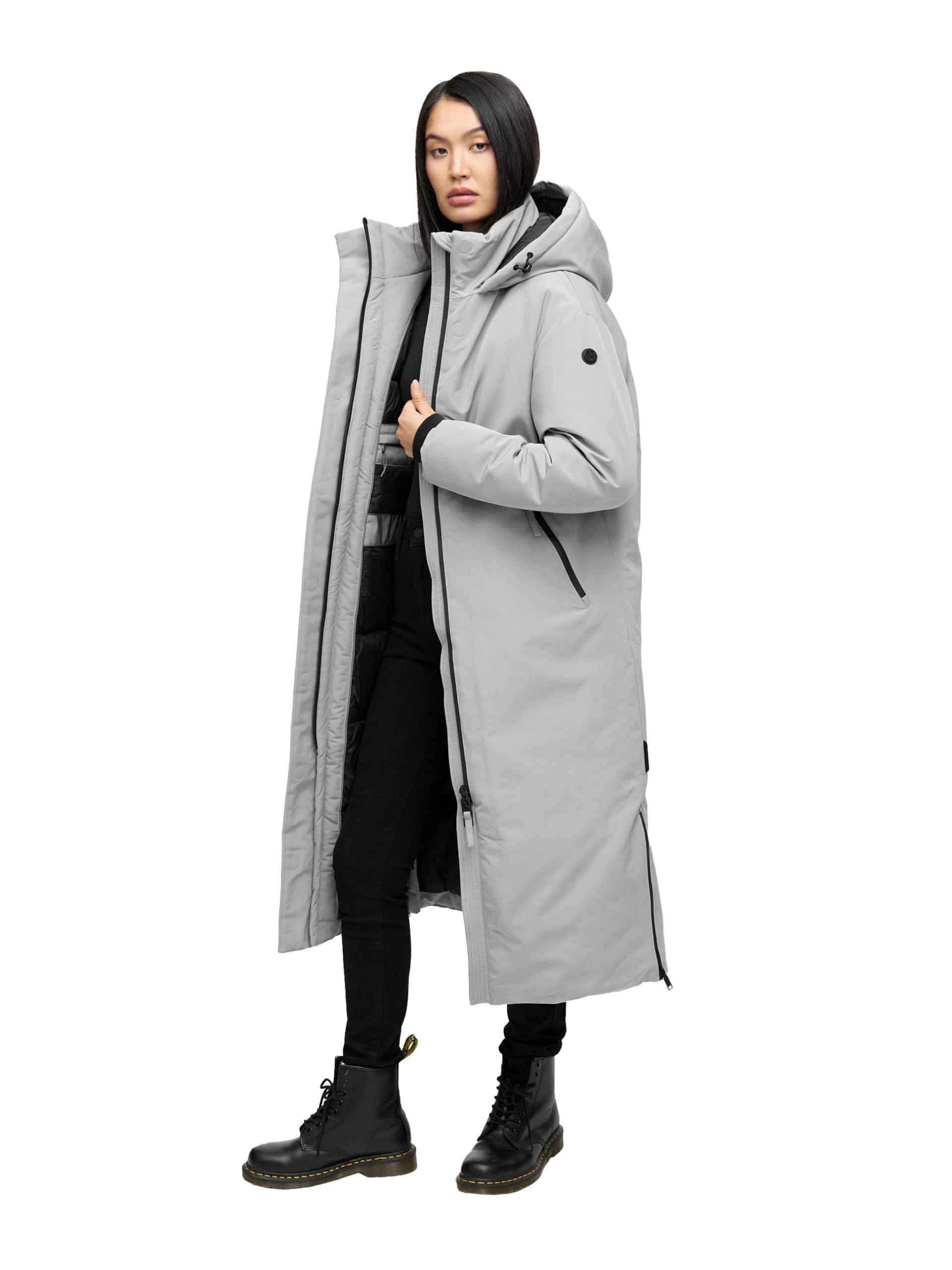 Navahoo Wintermantel Schneewächter 14, Grau, Damen, XS (34)