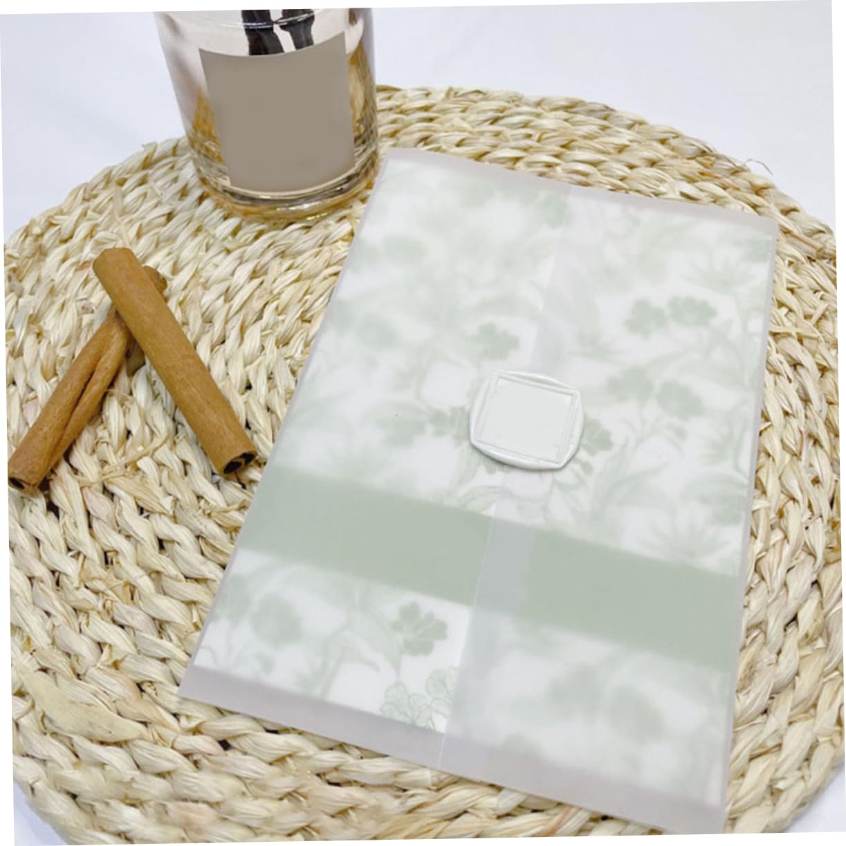 Sobres de Boda de Papel Vegetal Blancos 100 Piezas para Tarjetas