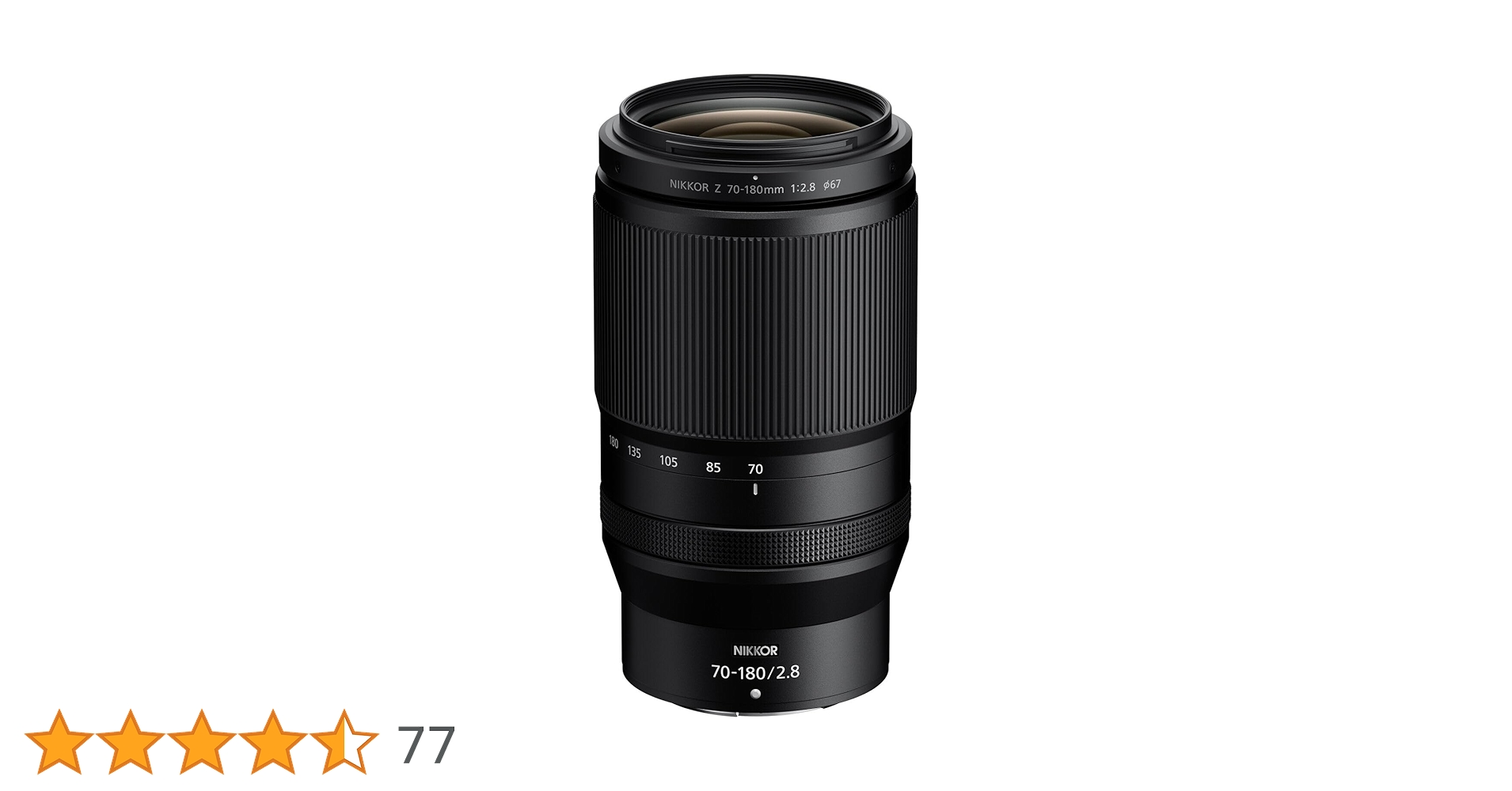 Amazon.co.jp: Nikon NIKKOR Z 70-180mm f/2.8 ブラック : 家電＆カメラ