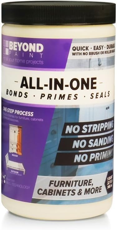 BEYOND PAINT - Furniture, Cabinets and More All-in-One Refinishing Paint -Quart of Bright White