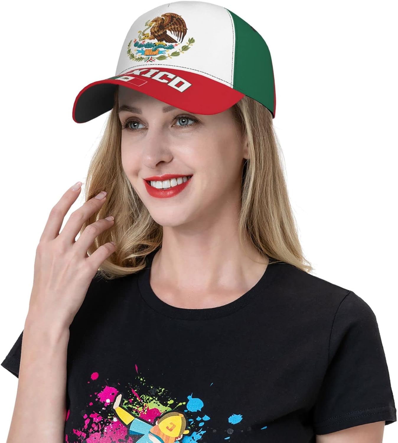 Mexico Flag Mexican Baseball Cap 3D Full Print Adult Unisex Adjustable Hat Soccer Patriotic Caps - Image 7