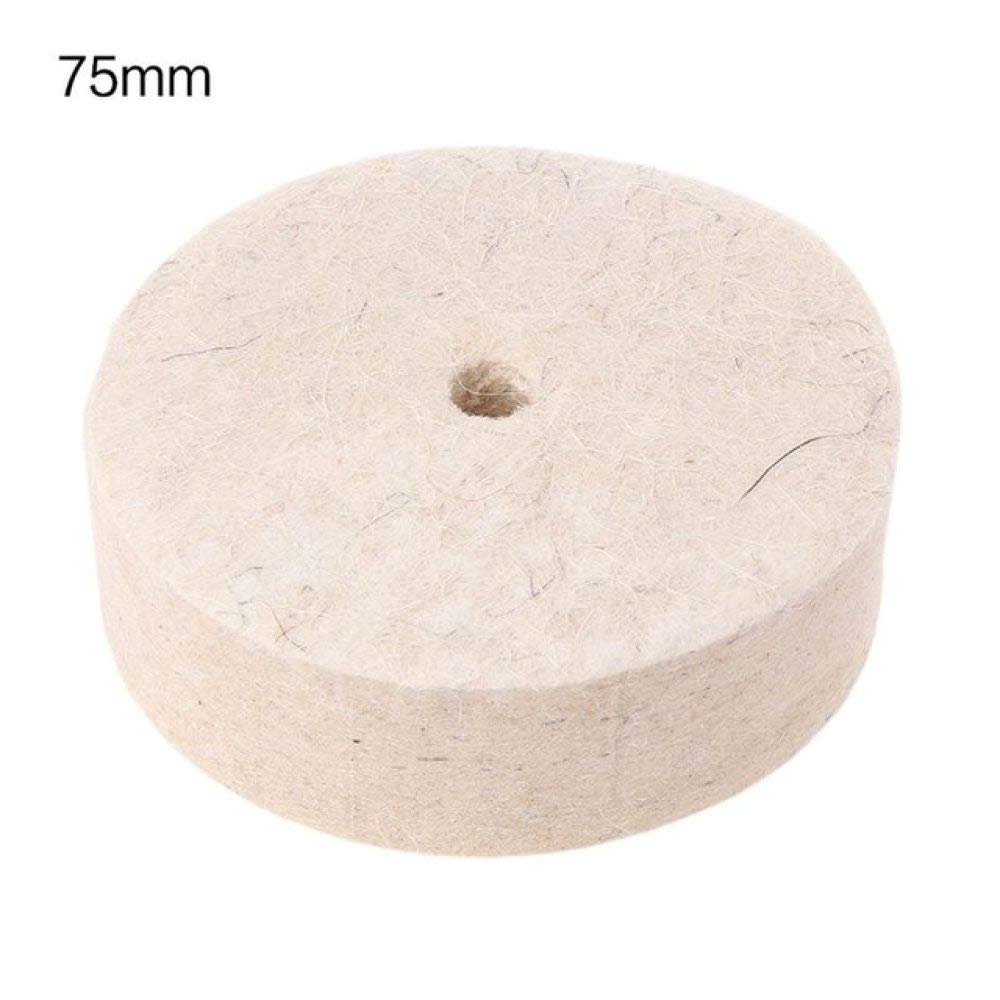1 szt. Wiertarka tarcza szlifierska tarcza polerska filcowa podkładka polerska tarcza ścierna do szlifierki stołowej narzędzie obrotowe,Tarcze polerskie(75Mm)