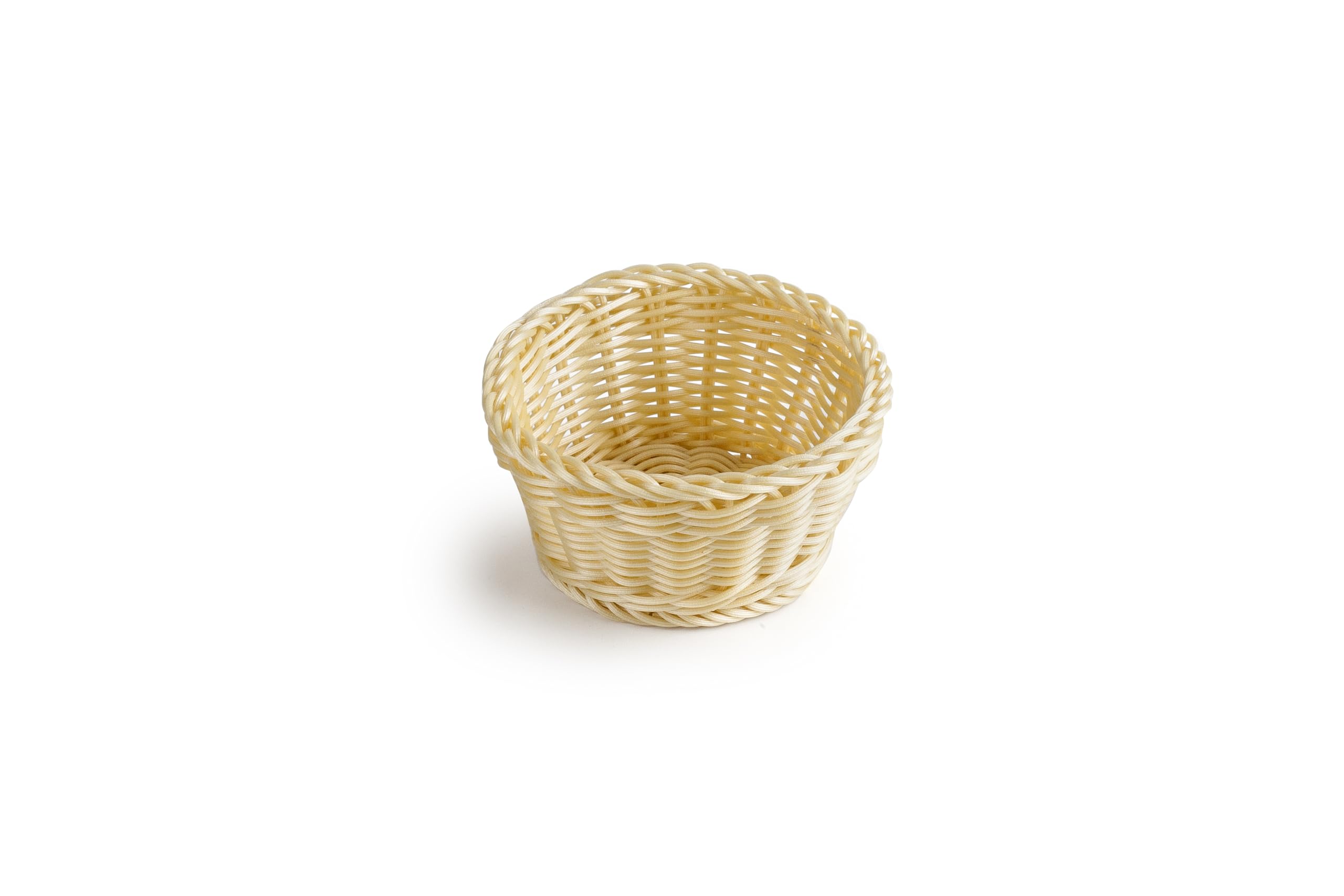 IBILI - Bread Bin Polyratan Gold Round 10 x 6 cm