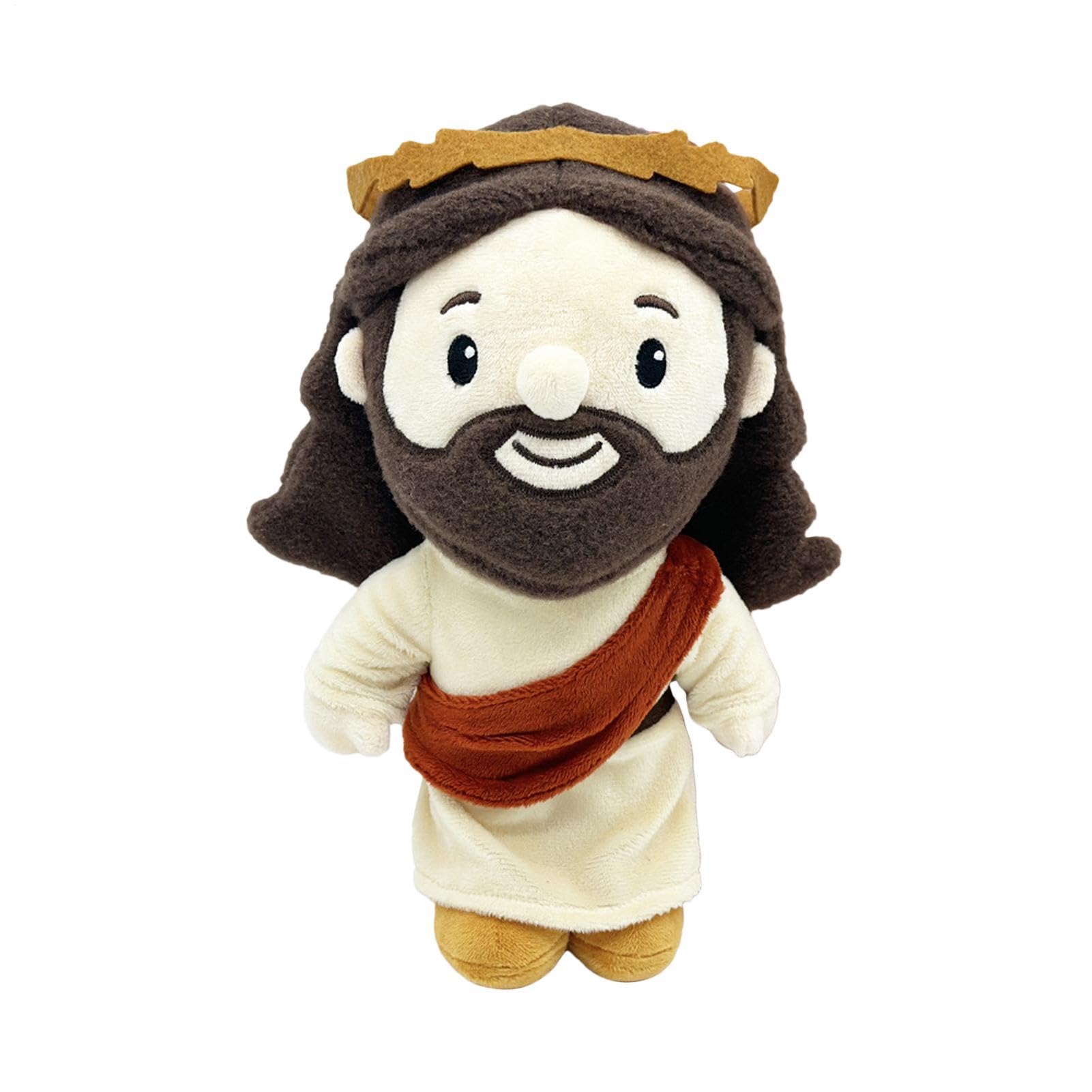 Jesus Plush - Soft Plush Character Doll, 11.02 inches Cute Religious Keepsake Collectible Companion Toy for Kids Teens Adults, Bedtime Comfort Home Display Friends Family Use