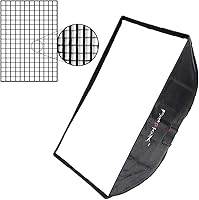 Vista 16 de Fotodiox Caja de luz Pro de 32 x 48 para estudio estroboscópico/flash con difusor suave y anillo de velocidad universal (3 a 6 pulgadas de diámetro)