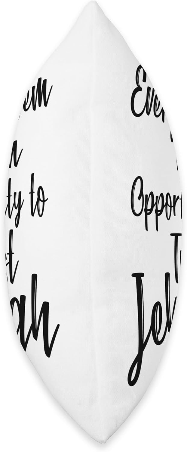 Trust Jehovah Message JW Jehovah's Ministry Idea Throw Pillow