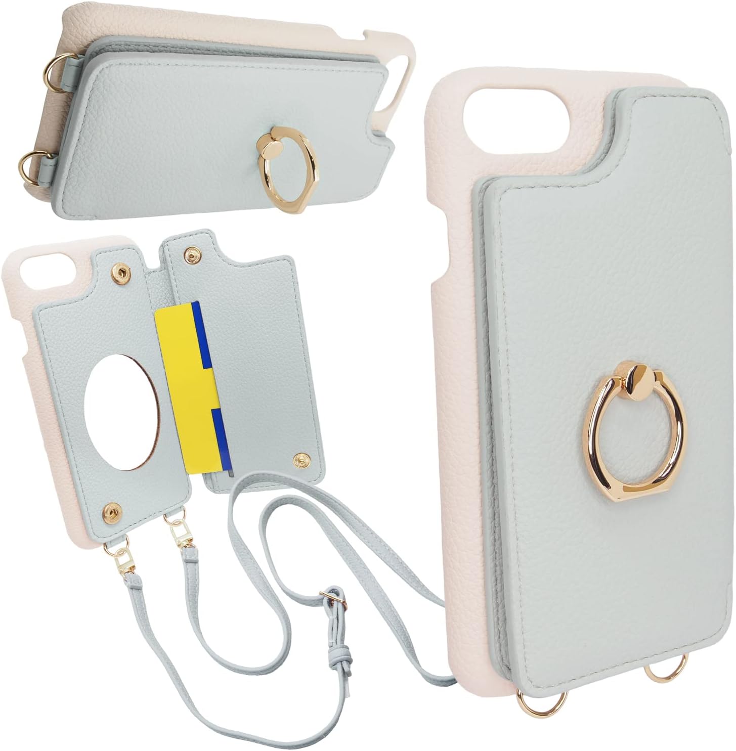 iPhone7 / iPhone8 / iPhoneSE (第2・3世代) ケース 汎用 スマホショルダー かわいい ショルダーケー