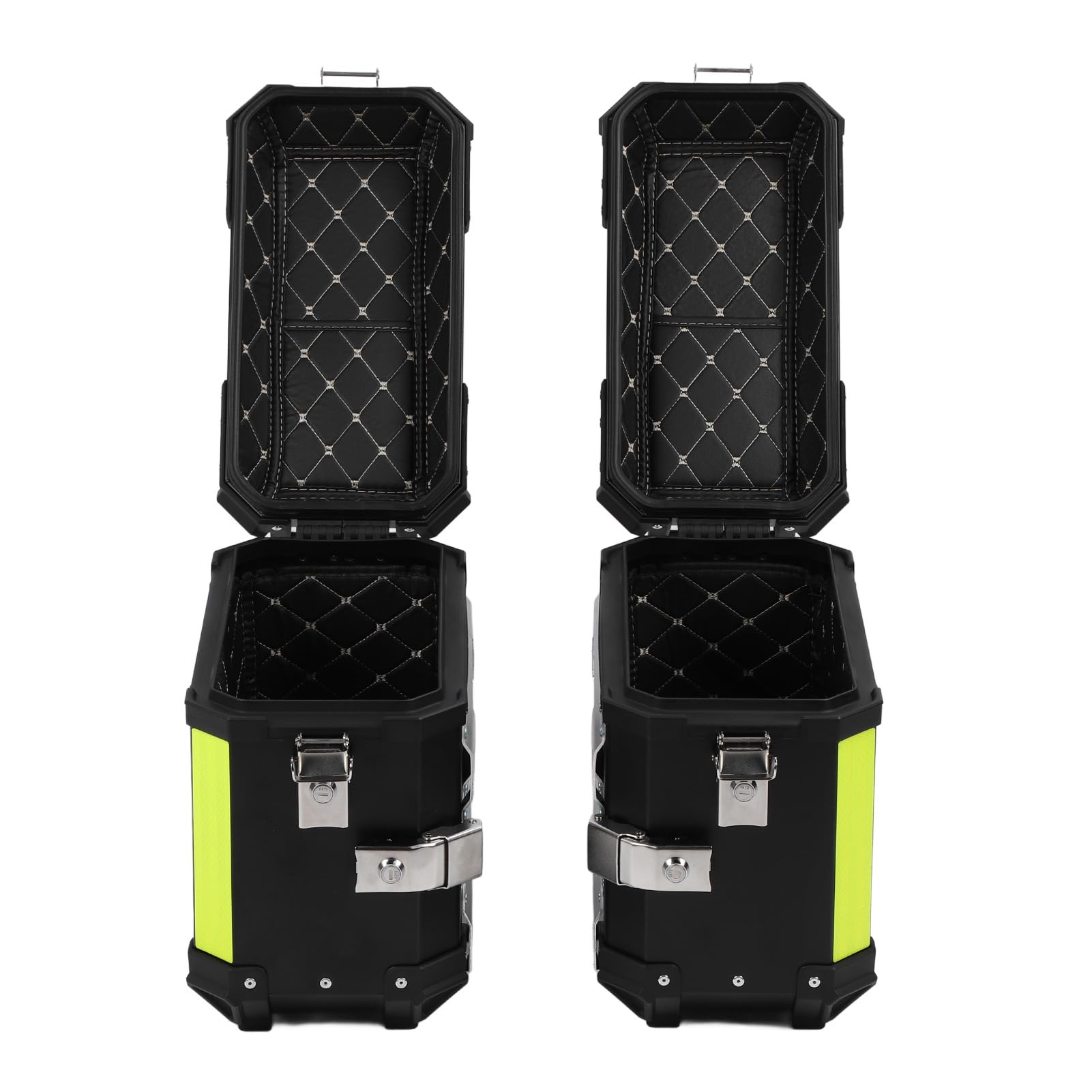 Tonysa Valigia Laterale Moto, 28L Costruzione in Alluminio, per | Resistente all\'acqua, design portatile, rivestimento rimovibile, adatto per motociclette, blocco antifurto
