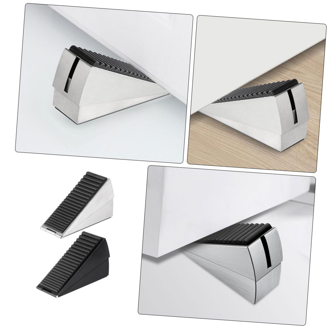 Holibanna 2stücke Türstopper Mit Feder Tragbarer Alarm-türstopper Türblockalarm Für Unterseite Der Tür Sicherheits-türstopper Für Außenbereich Gartentürstopper-keil Türzugstopper