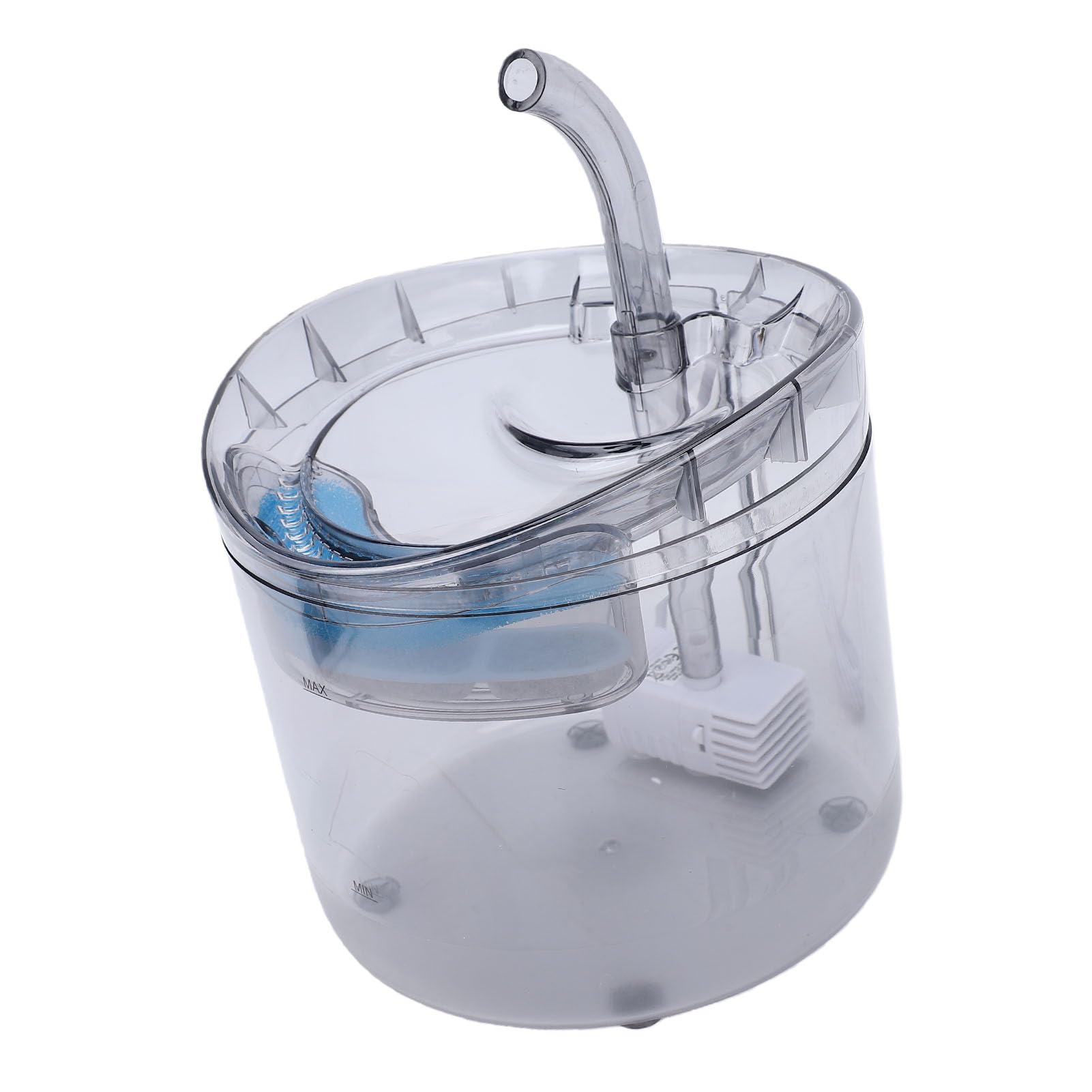 Generic Fuente de Agua Solar para Gatos, Circulación Automática, Alimentada por USB, para Uso en Interiores y Exteriores, Plástico de 2L