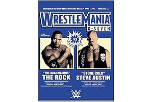 AAHARYA Impresión WWE - The Rock Stone Cold Steve Austin WrestleMania 40...