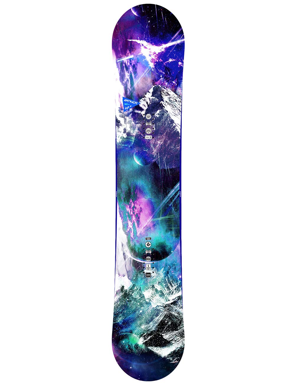 AIRTRACKS Snowboard Set - Planche Red Snake Femme 145 - Fixations Master W M - SB Sac/Neuf