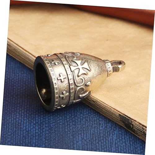 Miniatura 4 de 3 campanas de viento de latón, campanas vintage, campanas artesanales, estatua de campanas de viento, cascabeles de viento, encantos de figurita de