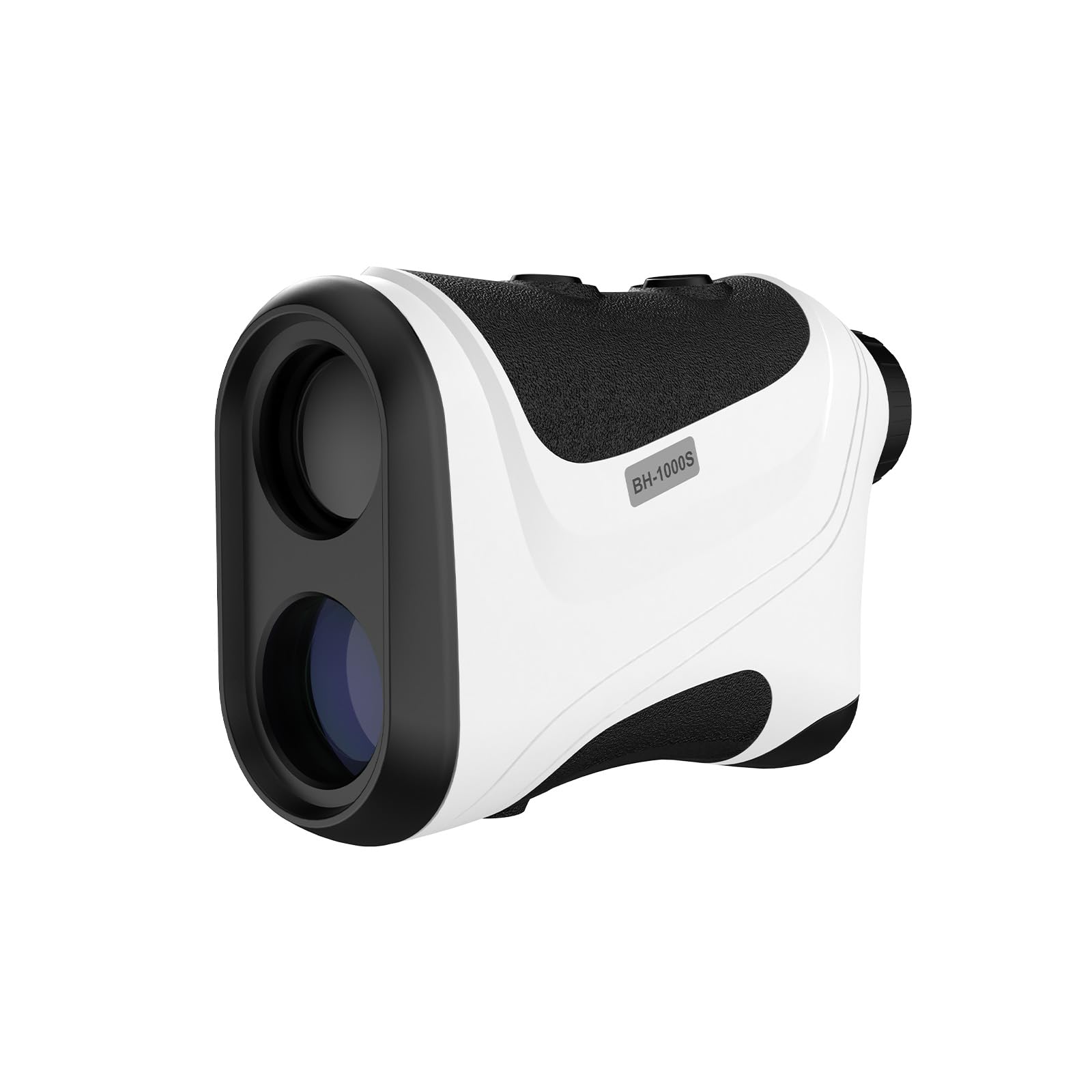 MOESAPU Range Finder Golf with Slope, 1200yd Laser Range Finder with Tripod Mount Hole, 7X Magnification Flag Lock Locking Vibration for Hunting, Distance Measurment Rangefinder Accessories, White