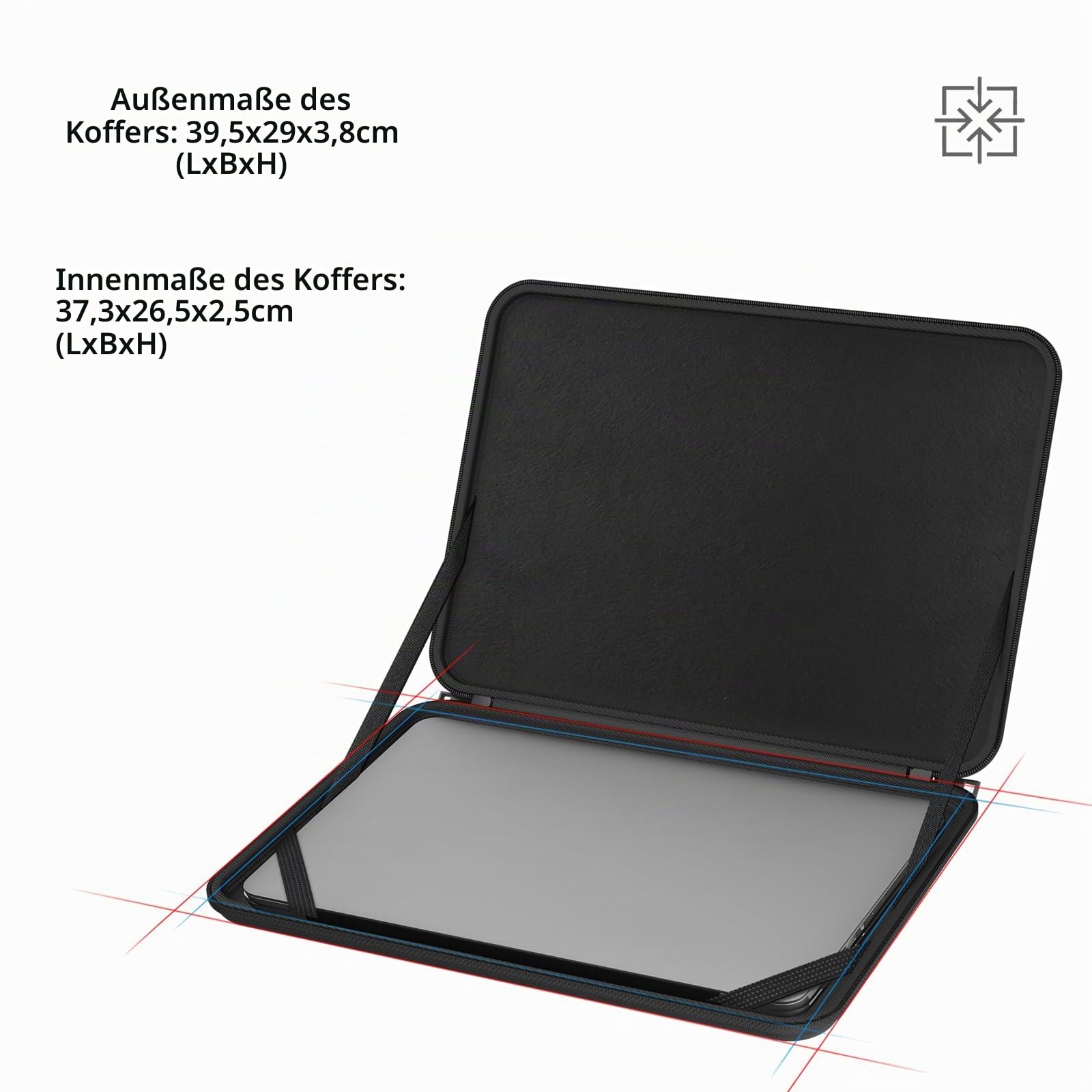 Smatree 15,6 Zoll Laptop Hülle für Lenovo Legion 5, Lenovo Legion Pro 5, Harte Schutzhülle Tasche Lenovo 15,6 Zoll Computer, Schlanke Tragetasche, Wasserabweisend