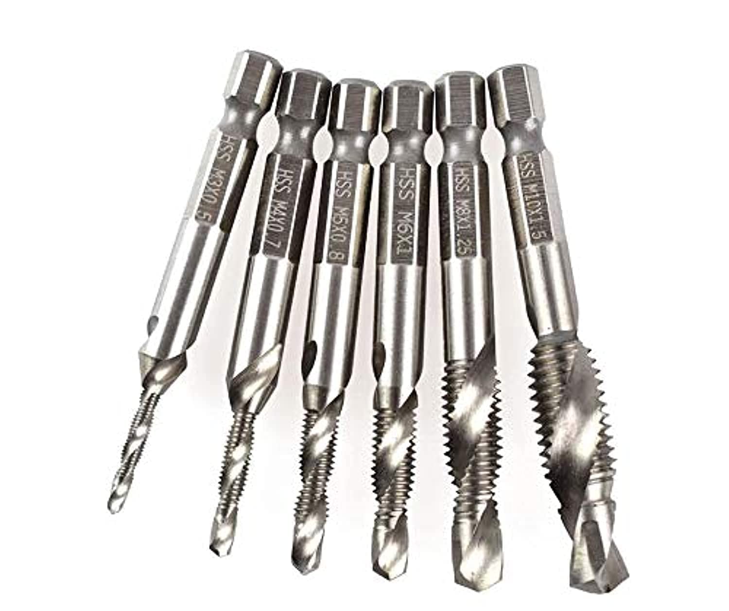6Pcs Cobalt Drill Bit Set, 2-8mm High Speed Steel Twist Drill Bit Set for Hardened Metal, Stainless Steel, Cast Iron and Wood Plastic (B0C3RFJFHB) Amazon Price History, Amazon Price Tracker