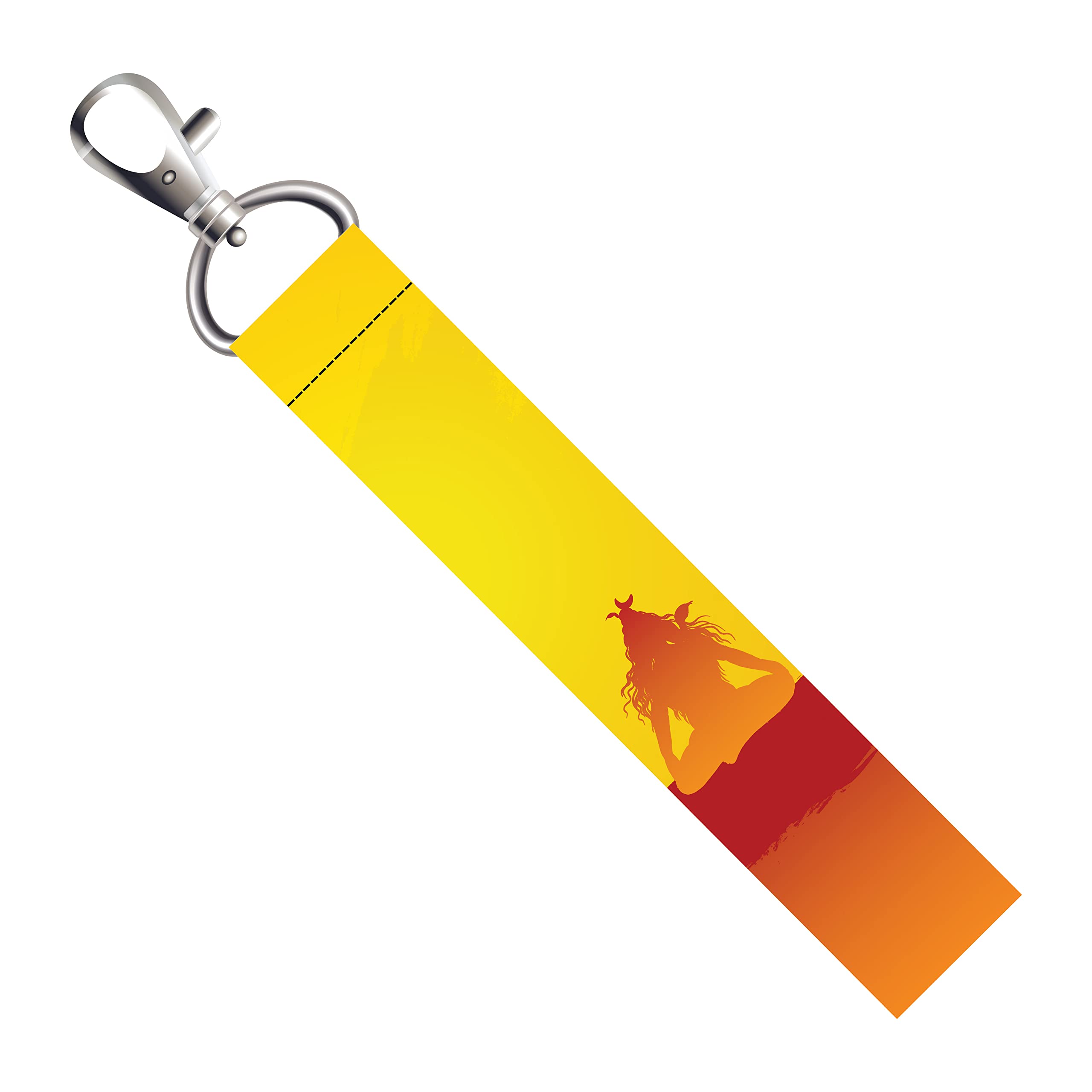 Lord Shiva Lanyard Tag with Swivel Lobster for Gift Luggage Bags Backpack Laptop Bags L X H 5 X 0.8 INCH-image-7
